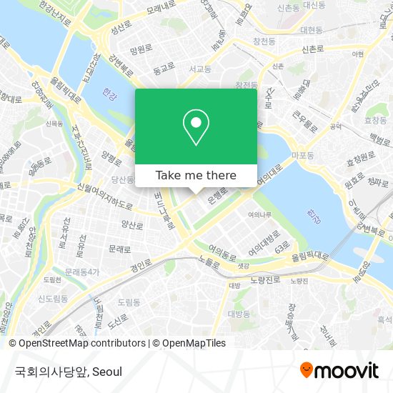 국회의사당앞 map