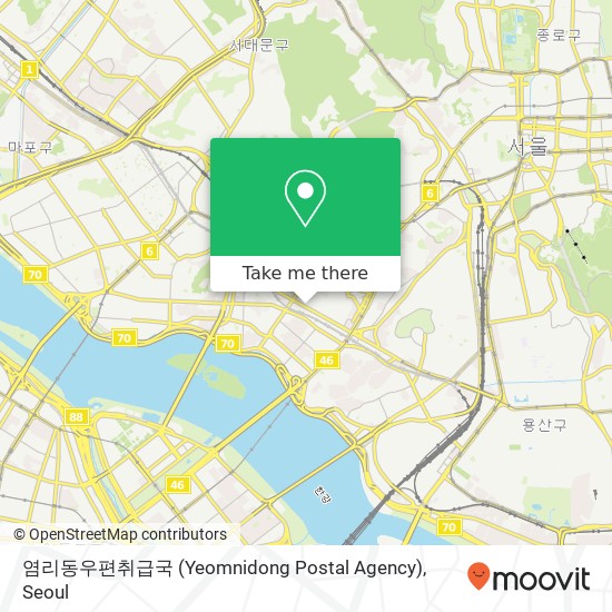 염리동우편취급국 (Yeomnidong Postal Agency) map