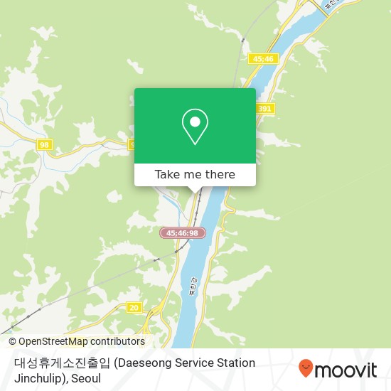 대성휴게소진출입 (Daeseong Service Station Jinchulip) map