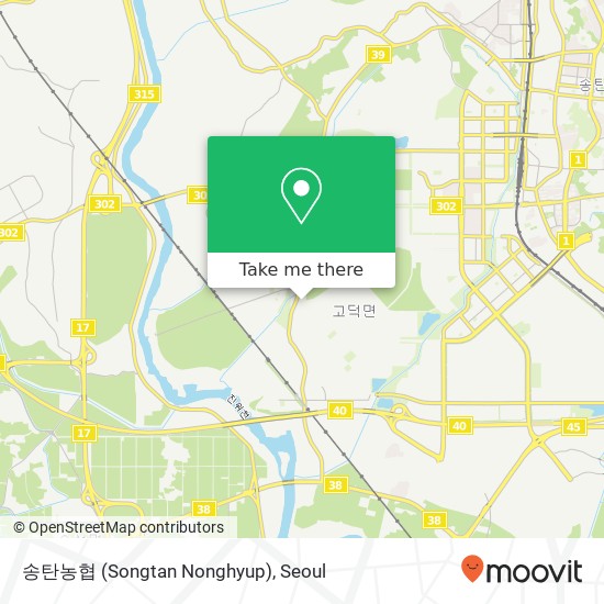 송탄농협 (Songtan Nonghyup) map