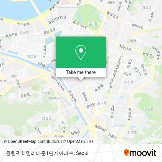 올림픽훼밀리타운1단지아파트 map