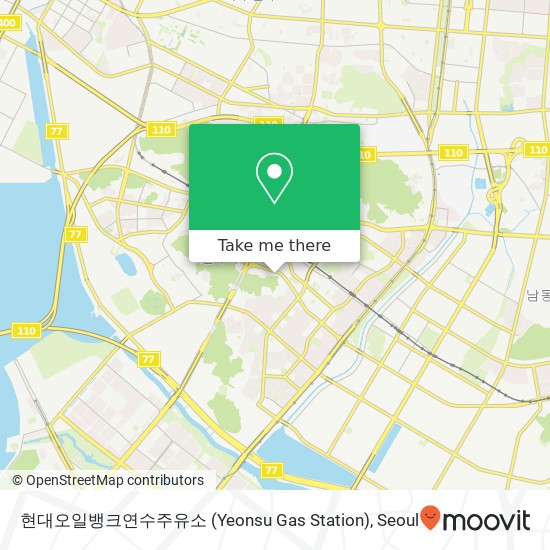 현대오일뱅크연수주유소 (Yeonsu Gas Station) map