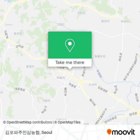 김포파주인삼농협 map