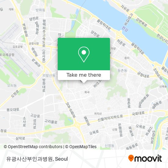 유광사산부인과병원 map