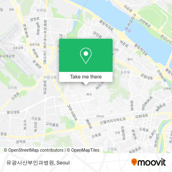 유광사산부인과병원 map