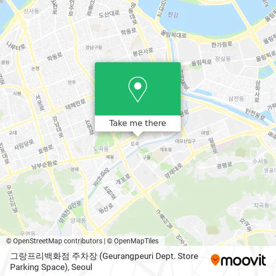 그랑프리백화점 주차장 (Geurangpeuri Dept. Store Parking Space) map