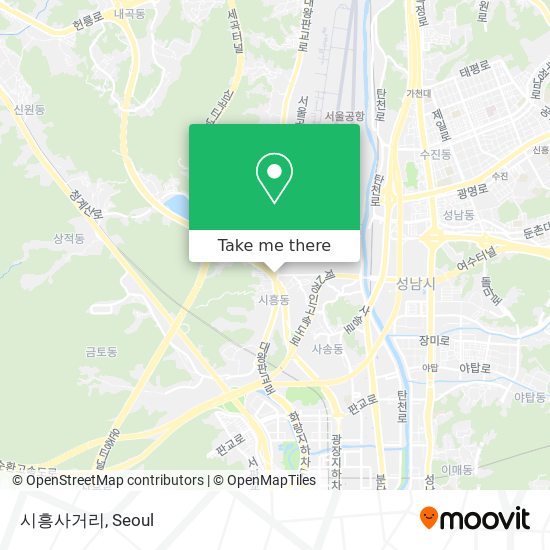 시흥사거리 map