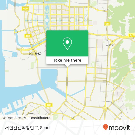 서인천선착장입구 map