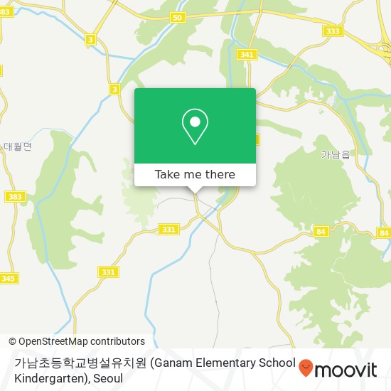 가남초등학교병설유치원 (Ganam Elementary School Kindergarten) map