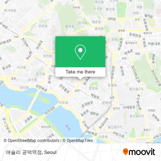 애슐리 공덕역점 map