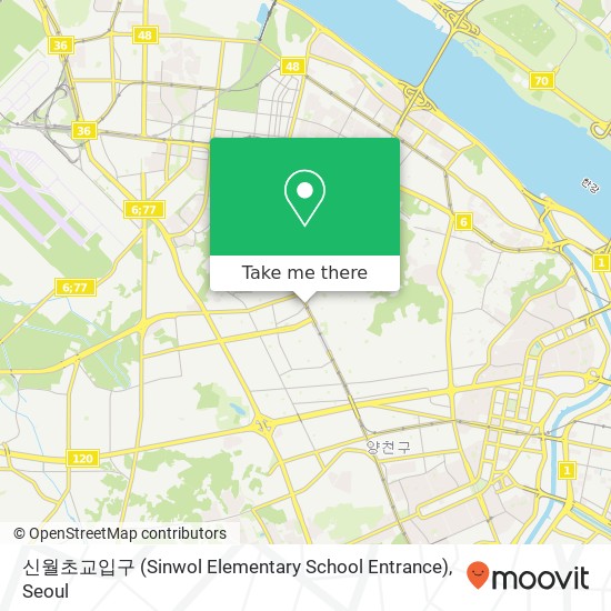 신월초교입구 (Sinwol Elementary School Entrance) map