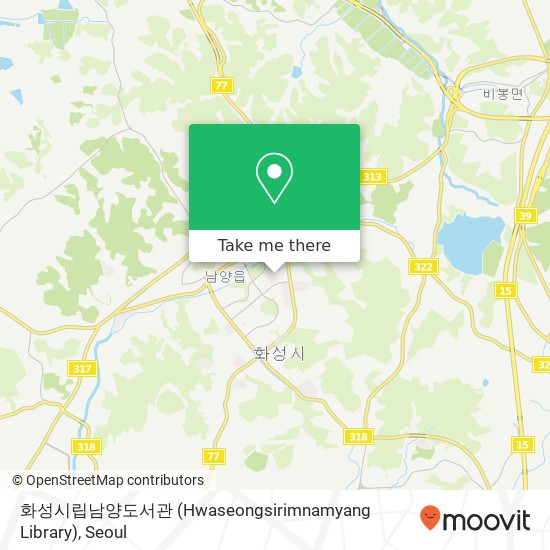 화성시립남양도서관 (Hwaseongsirimnamyang Library) map