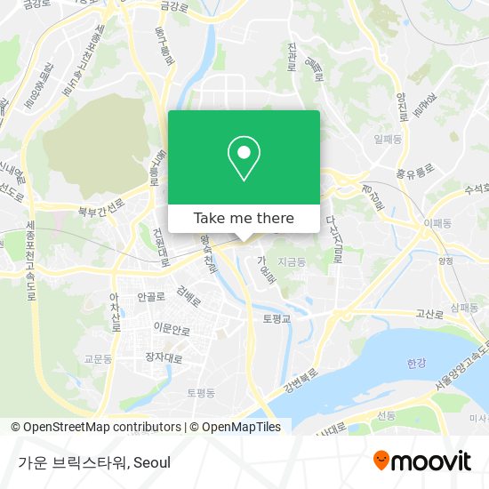 가운 브릭스타워 map