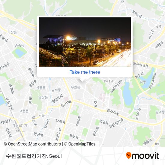 수원월드컵경기장 map