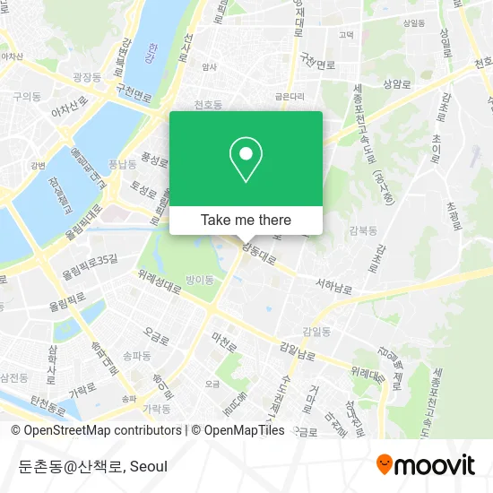 둔촌동@산책로 map