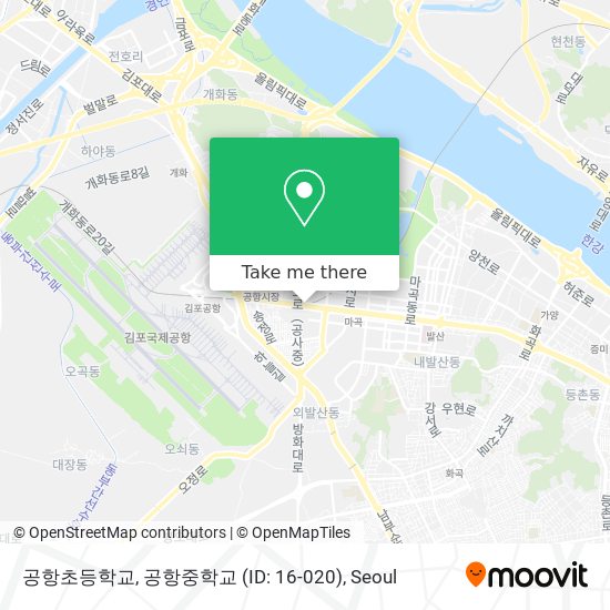 공항초등학교, 공항중학교 (ID: 16-020) map