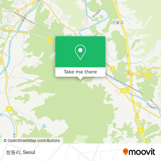 쌍동리 map