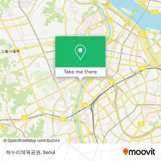 해누리체육공원 map