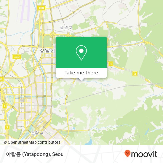 야탑동 (Yatapdong) map