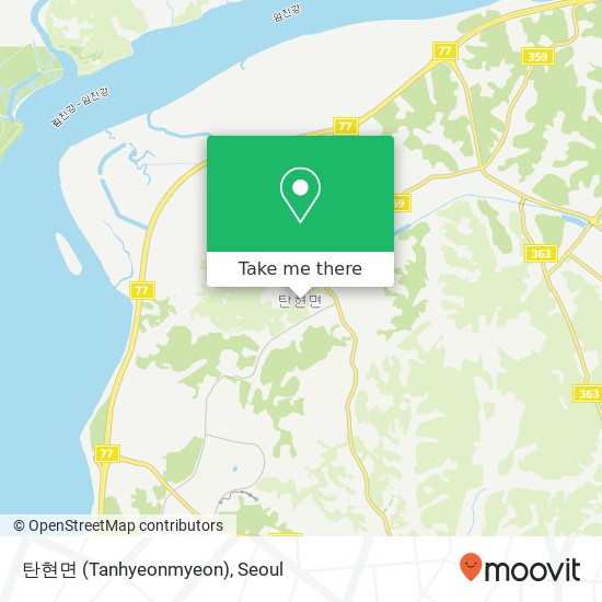 탄현면 (Tanhyeonmyeon) map