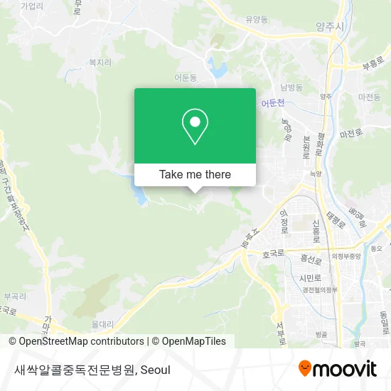 새싹알콜중독전문병원 map