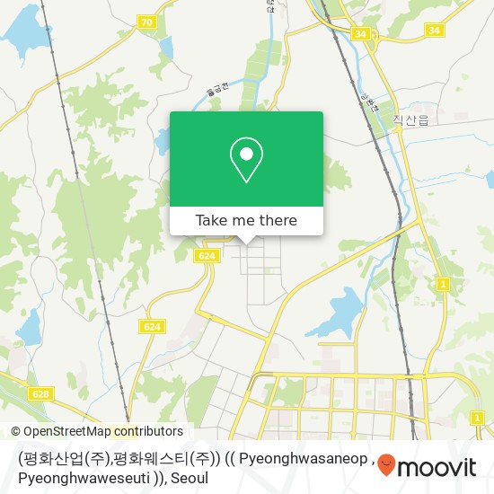 (평화산업(주),평화웨스티(주)) (( Pyeonghwasaneop , Pyeonghwaweseuti )) map