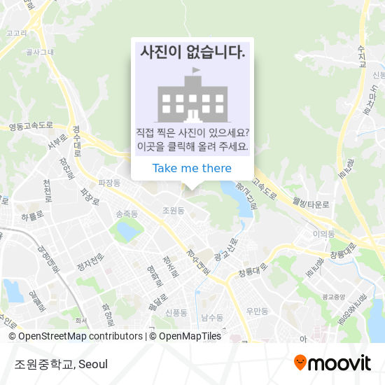 조원중학교 map