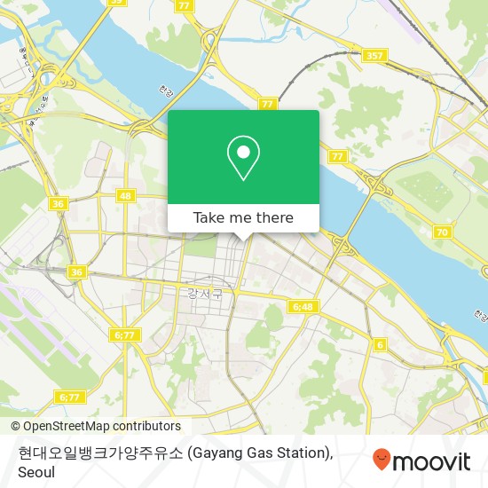 현대오일뱅크가양주유소 (Gayang Gas Station) map