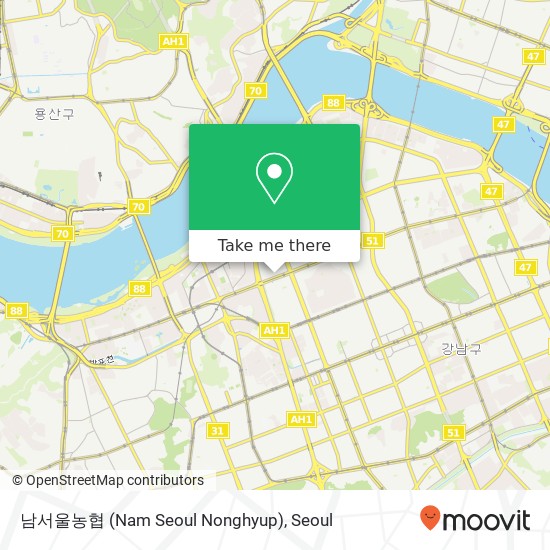 남서울농협 (Nam Seoul Nonghyup) map