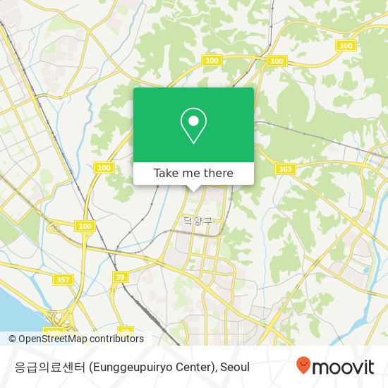 응급의료센터 (Eunggeupuiryo Center) map