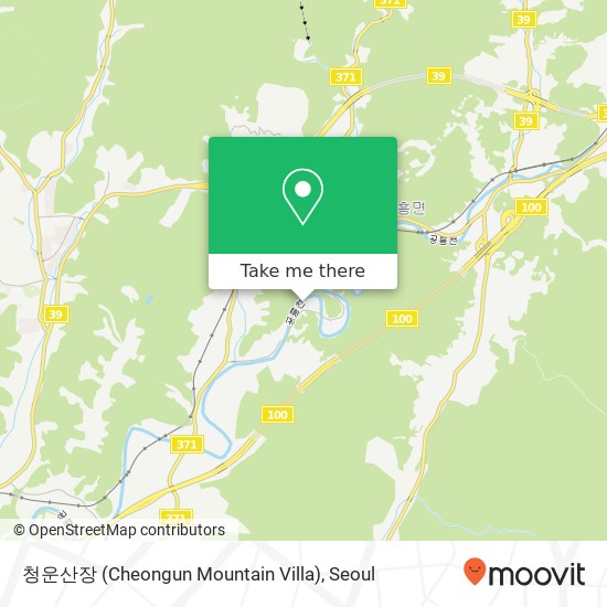 청운산장 (Cheongun Mountain Villa) map
