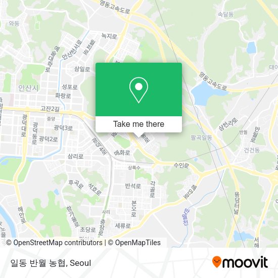 일동 반월 농협 map
