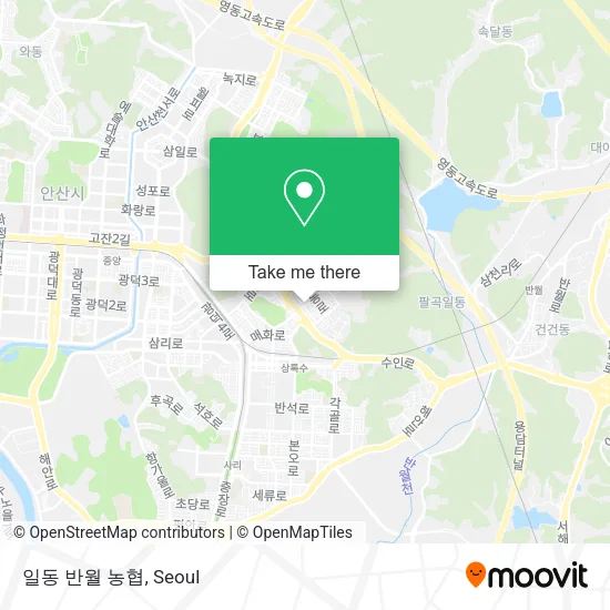 일동 반월 농협 map