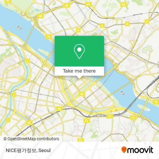 NICE평가정보 map