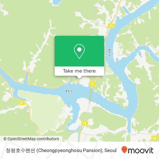 청평호수펜션 (Cheongpyeonghosu Pansion) map