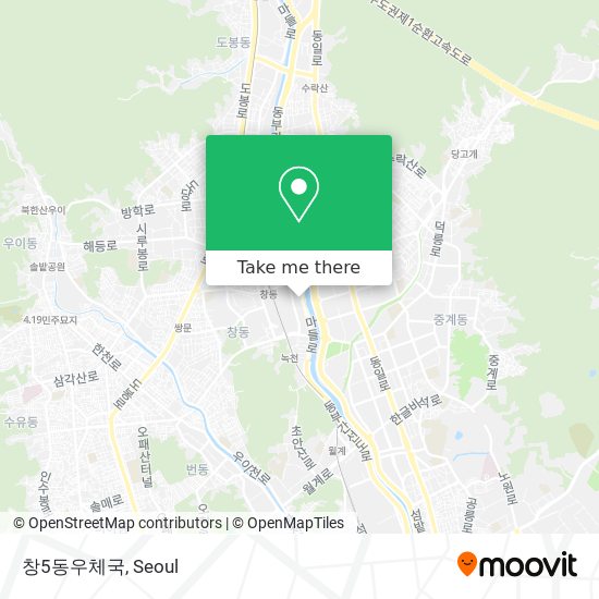 창5동우체국 map