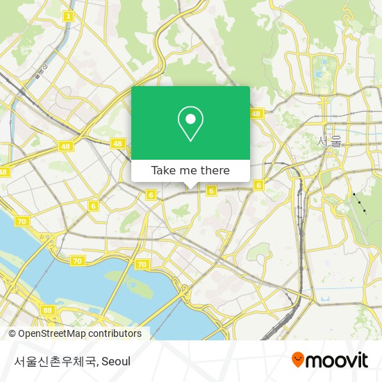서울신촌우체국 map