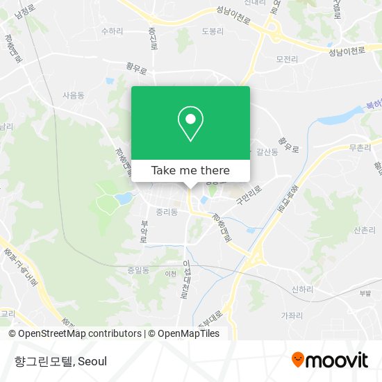 향그린모텔 map