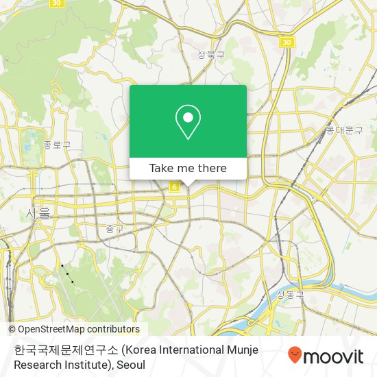 한국국제문제연구소 (Korea International Munje Research Institute) map