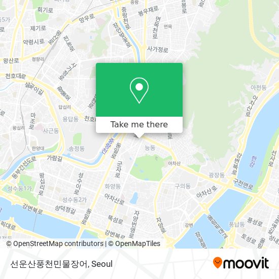 선운산풍천민물장어 map