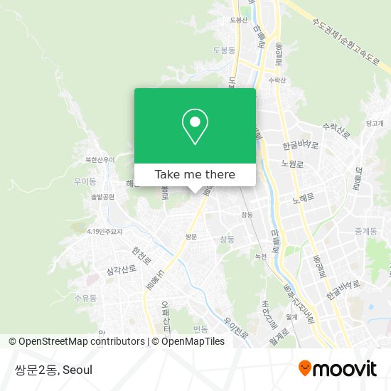 쌍문2동 map