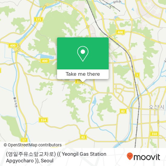 (영일주유소앞교차로) (( Yeongil Gas Station Apgyocharo )) map