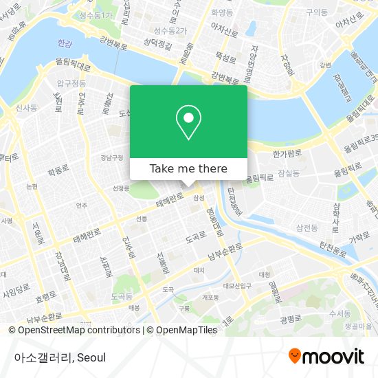 아소갤러리 map