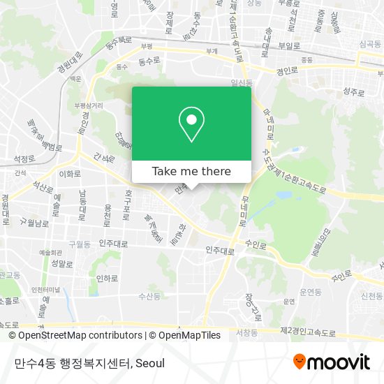 만수4동 행정복지센터 map