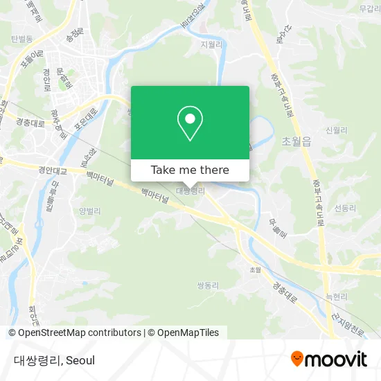 대쌍령리 map