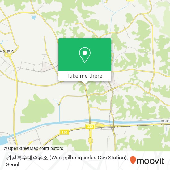 왕길봉수대주유소 (Wanggilbongsudae Gas Station) map