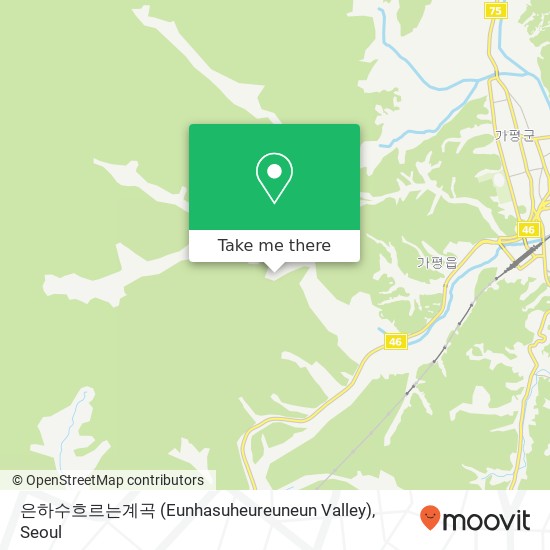 은하수흐르는계곡 (Eunhasuheureuneun Valley) map