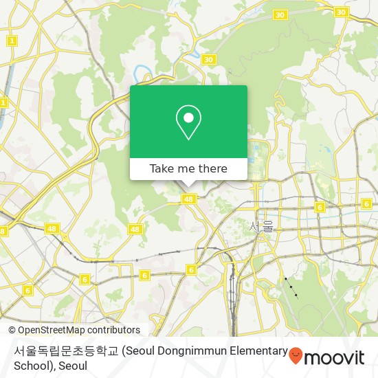 서울독립문초등학교 (Seoul Dongnimmun Elementary School) map