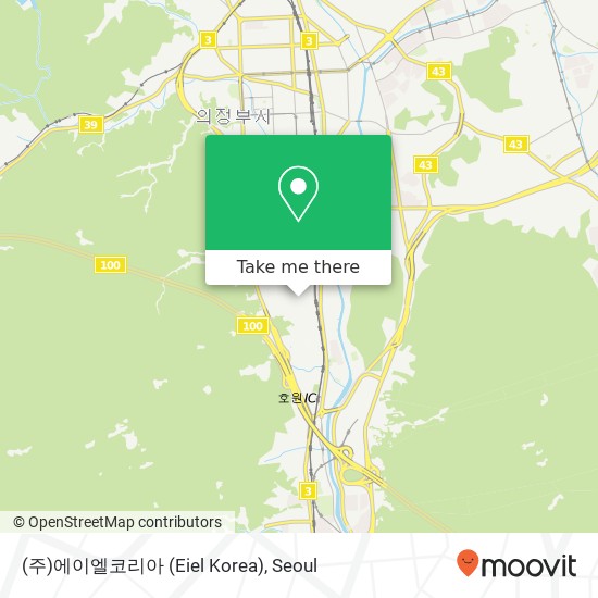 (주)에이엘코리아 (Eiel Korea) map
