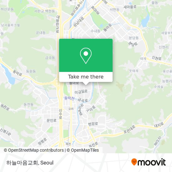 하늘마음교회 map